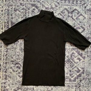 Black High Neck Shell